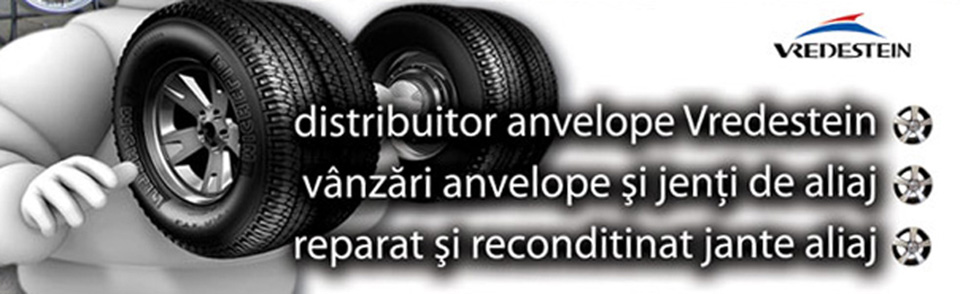 Distribuitor anvelope vredestein - vanzari anvelope jenti de aliaj - reparat si reconditionare jante de aliaj