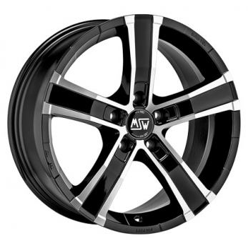 Altele - Jante otel- Stoc Extern Livrare in 4-5 zile 5X130 18X8 ET43 Sahara 5 Black Full Polished
