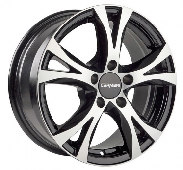 Jante aliaj - Jante aliaj - Stoc Extern Livrare in 2-3 zile Carmani 09 Compete 15, 6.5, 5, 112, 48, 57.1, black polish,