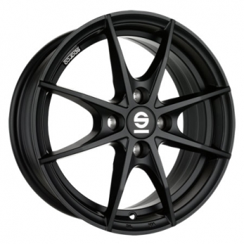 Altele - Jante otel- Stoc Extern Livrare in 4-5 zile 4X100 14X6 ET35 SPARCO TROFEO 4 Matt Black 63,3