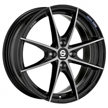 Altele - Jante otel- Stoc Extern Livrare in 4-5 zile 4X100 14X6 ET35 SPARCO TROFEO 4 Fume Black Full Pol 63,3