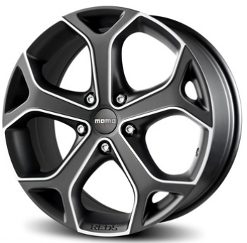 Altele - Jante otel- Stoc Extern Livrare in 4-5 zile 4X108 15X6.5 ET25 DARK BLADE MATT AN SIL 65,1