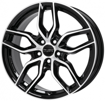 Jante aliaj - Jante aliaj - Stoc Extern Livrare in 2-3 zile ANZIO Spark 16, 6.5, 5, 108, 50, 63.3, Black Diamond,