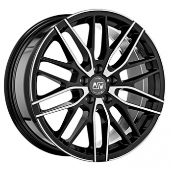 Altele - Jante otel- Stoc Extern Livrare in 4-5 zile 5X114.3 18X8 ET45 MSW 72 Black Full Polished 73,1